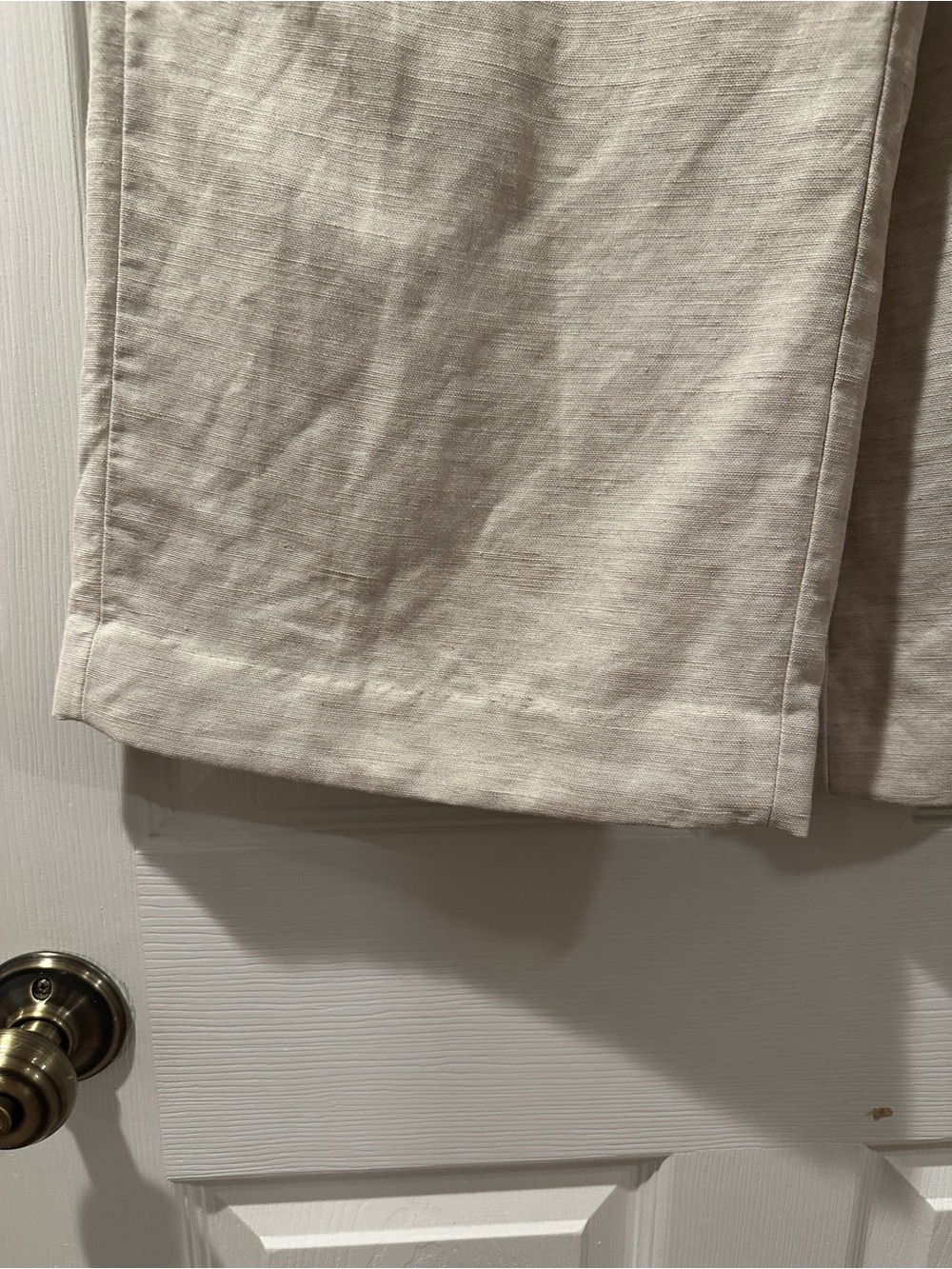 Aritzia The Lodge Pant CruiseLinen Undyed Ecru Small *HEMMED* READ - Picture 7 of 9